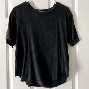 Acid Washed Black Shirt
